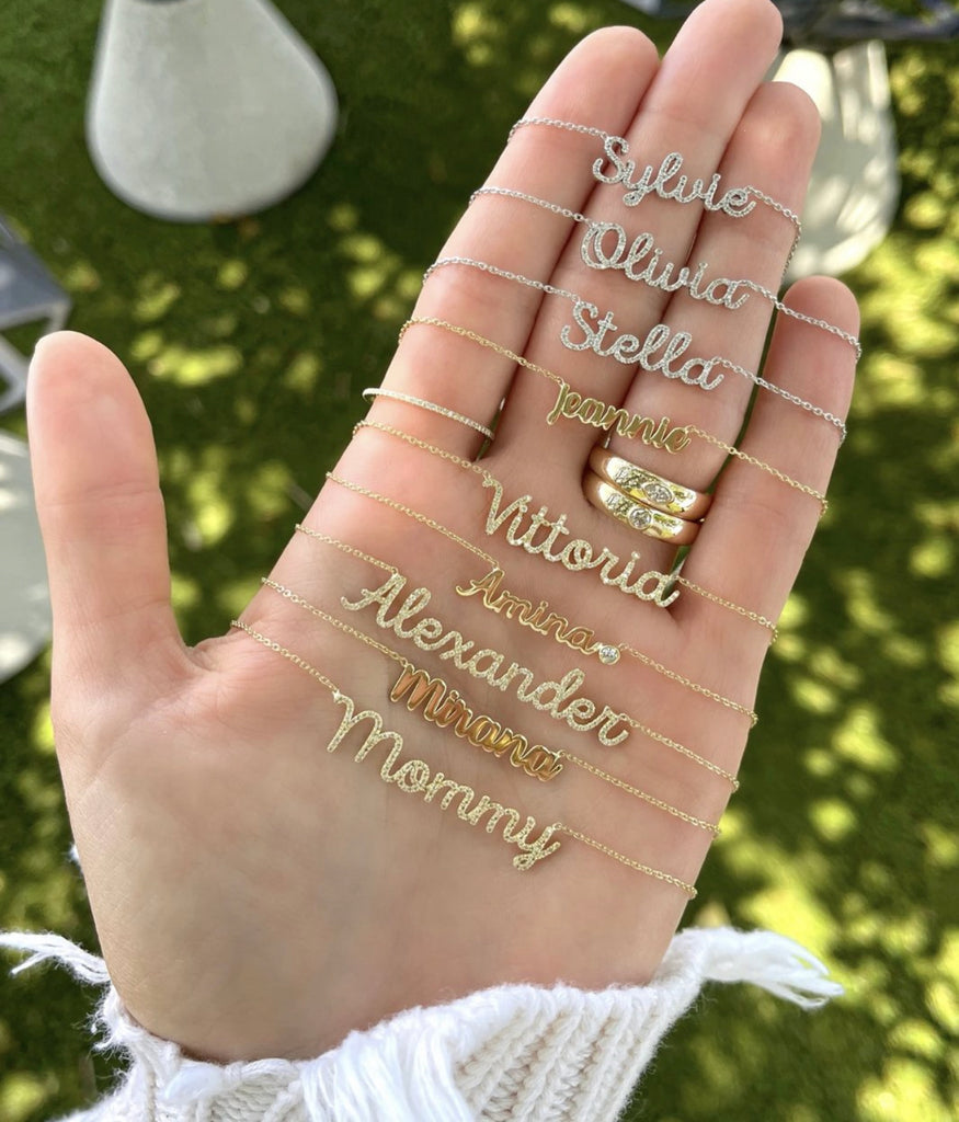 Nameplate Necklaces